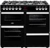 Belling Cookcentre 100DFT 444444083 Dual Fuel Range Cooker Black