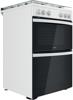 Indesit ID67G0MCW/UK  Double Oven, XL Cavity, Click And Clean, 60cm Freestanding Gas Cooker White