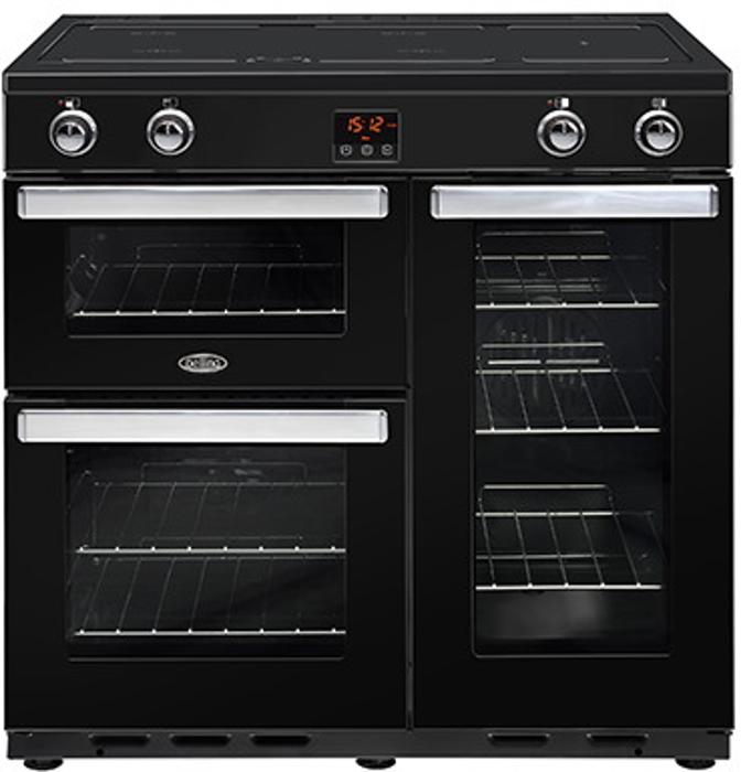 Belling Cookcentre 90EI PSS 444444080 Induction Range Cooker Black