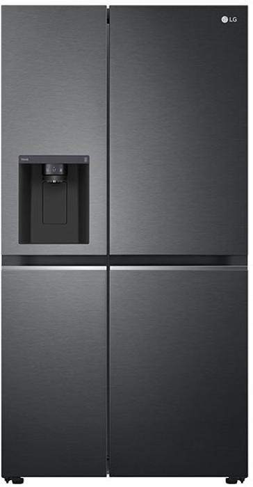 LG GSLV71MCTF Water & Ice Dispenser ThinQ(WiFi) 635-Litres Non-Plumbed American Style Fridge Freezer Matte Black