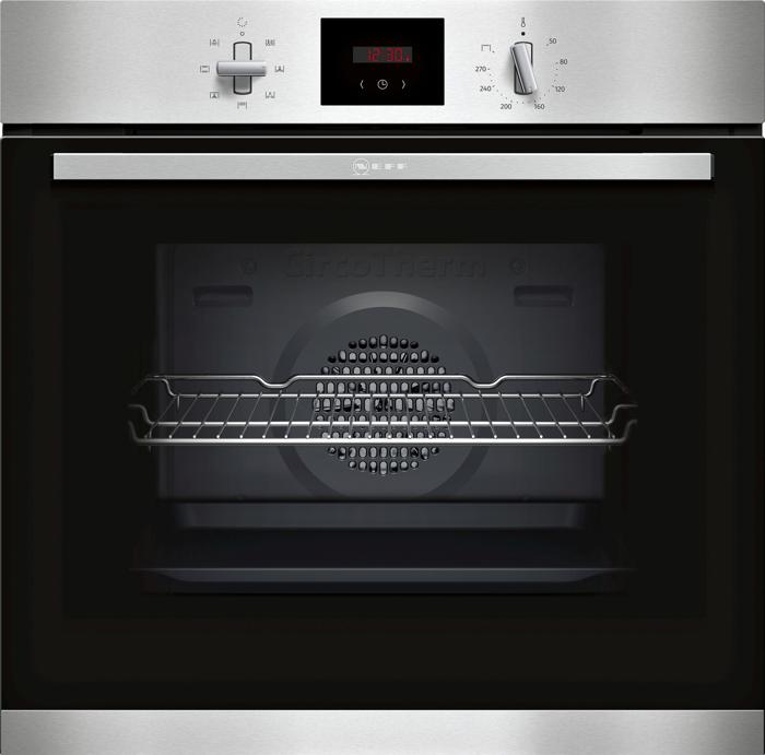 NEFF B1GCC0AN0B  60cm CircoTherm Built-in Single Electric Oven Stainless steel