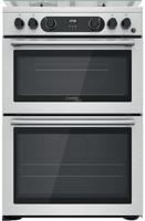 Hotpoint CD67G0CCX/UK Cannon Double Oven Freestanding Gas Cooker Stainless steel
