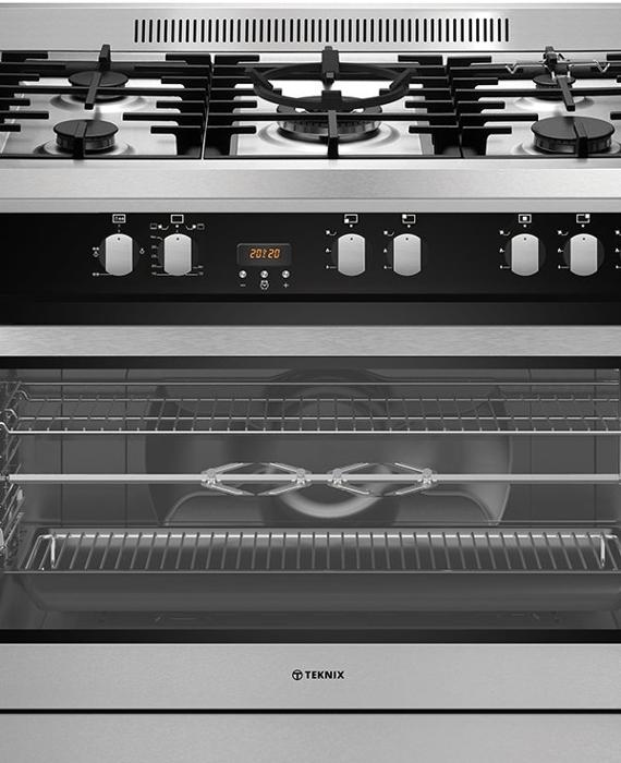Teknix TKGF91SS 90cm Gas Range Cooker Stainless steel Built In Kitchens