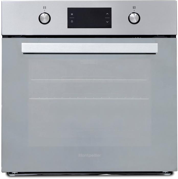 Montpellier SFOM69MX Single Multifunction 69 Litres TruFan™ Built-in Single Electric Oven Stainless steel