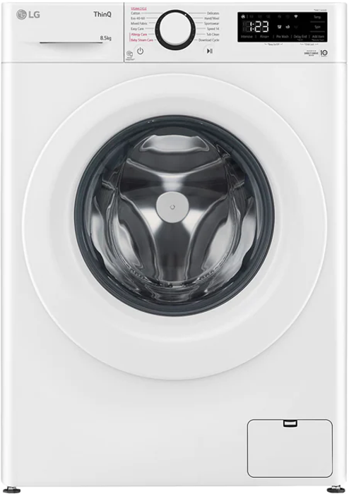 LG F2V308WSWH Direct Drive  8.5kg 1200spin  AI DD™ Freestanding Washing Machine White