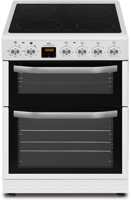 Newworld NWTOP63DCW 60cm Double Oven Freestanding Electric Cooker White