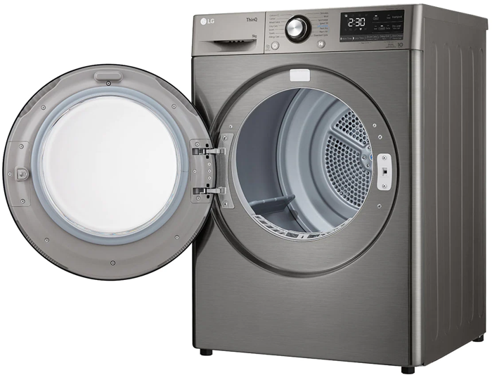 LG FDM309S Dual Inverter Heat Pump™ 9kg Freestanding Dryer Graphite