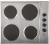 Willow WSP60X 60cm, 4 Zone, 3 Heat Setting Solid-Plate Electric Hob Stainless steel