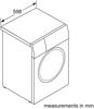 Bosch Serie | 4 WAN28281GB Front Loader 8kg 1400spin Freestanding Washing Machine White