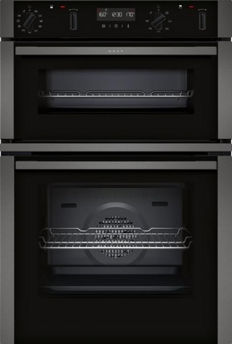 NEFF U2ACM7HG0B N 50 Built-in Double Electric Oven Graphite
