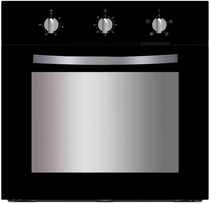 OEM FSO59BL Fan with timer Built-in Single Electric Oven Black