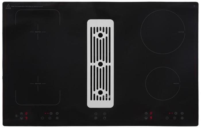 OEM IHDR80BL-CO11 80cm Induction Hob with Downdraft Extractor Fan & Filter Induction Hob Black