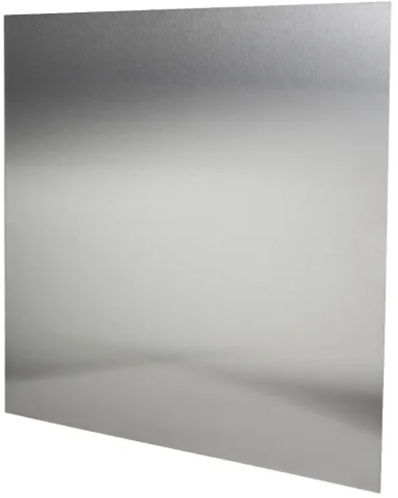 Signature Straight 660 x 60 Splashback Silver Glass
