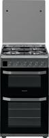 Hotpoint HD5G00CCX/UK 50cm Double Oven Freestanding Gas Cooker Inox