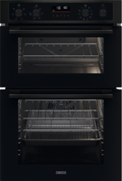 Zanussi ZKCNA7KN Series 40 AirFry Built-in Double Electric Oven Black