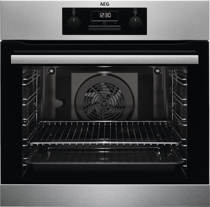 AEG BEB231011M 6000 Series Surroundcook with  clean enamel cleaninbg Built-in Single Electric Oven Stainless steel