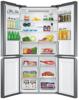 Haier HTF-540DGG7 4 doors, No Frost 528-Litres American Style Fridge Freezer Silver
