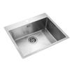 Rangemaster CSM60 Cosmo 1 bowl Polished Inset Sink Stainless steel