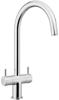 Leisure TSW1CM Aquaswan  Dual lever Tap Chrome