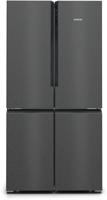 Siemens KF96NAXEAG iQ500  183 x 90.5 cm NoFrost French door bottom freezer, multiDoor American Style Fridge Freezer Black stainless steel