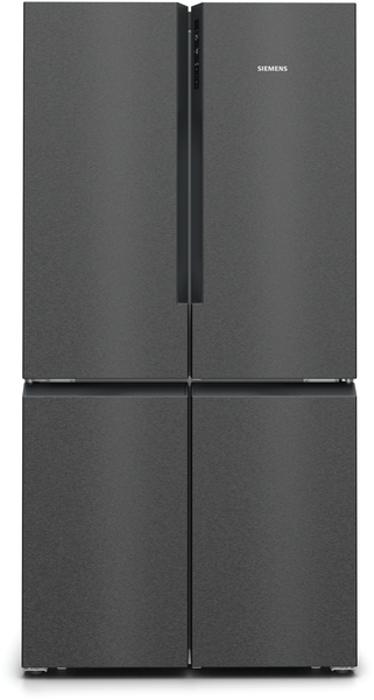 Siemens KF96NAXEAG iQ500  183 x 90.5 cm NoFrost French door bottom freezer, multiDoor American Style Fridge Freezer Black stainless steel