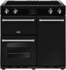 Belling Farmhouse 90EI b 90cm 444444130 Induction Range Cooker Black