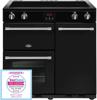 Belling Farmhouse 90EI b 90cm 444444130 Induction Range Cooker Black