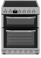 Newworld NWTOP63DCX 60cm Double Oven Freestanding Electric Cooker Stainless steel