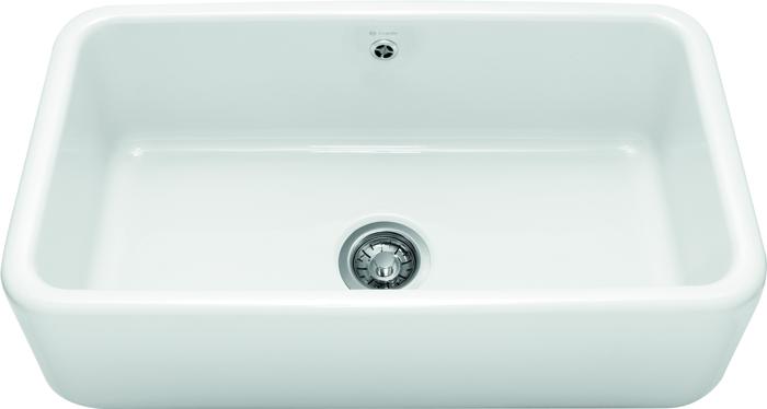 Caple CPBS800 Butler 800 Sit-on W 795mm with BSW/OF/SS3 waste kit Belfast Sink White
