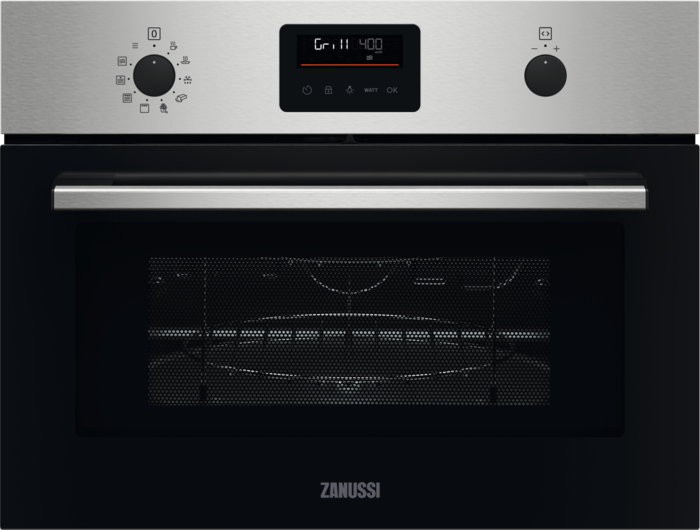Zanussi ZVENW6X3 Series 40 MicroMax  Compact oven with grill microwave Built-in Microwave Stainless steel