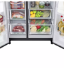 LG GSLV70MCTD  60/40 Frost Free Plumbed Water & Ice 635 Litres American Style Fridge Freezer Matte Black