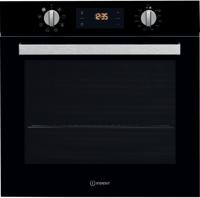 Indesit Aria IFW 6340 BL UK  66Litre Fan Assisted  ( IFW6340BL ) Built-in Single Electric Oven Black