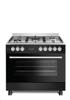 De Santii DS95GT-BK  90cm 5 Burner Gas Hob Gas Range Cooker Black