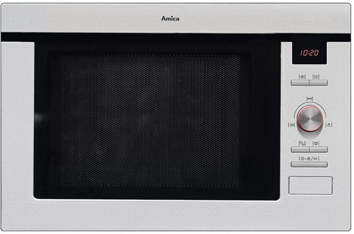 Amica AMM25BI Microwave and grill Built-in Microwave Stainless steel