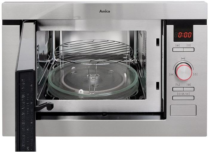 Amica AMM25BI Microwave and grill Builtin Microwave Stainless steel