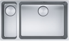 Franke Mythos MYX 160-50-16 ( 122.0606.920 ) Left hand small bowl 1.5 Bowl Undermount Sink Stainless steel
