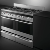 Fisher & Paykel OR120DDWGX2 120cm  Six burner gas hob with two wok burners Two separate convection ovens Dual Fuel Range Cooker Stainless steel