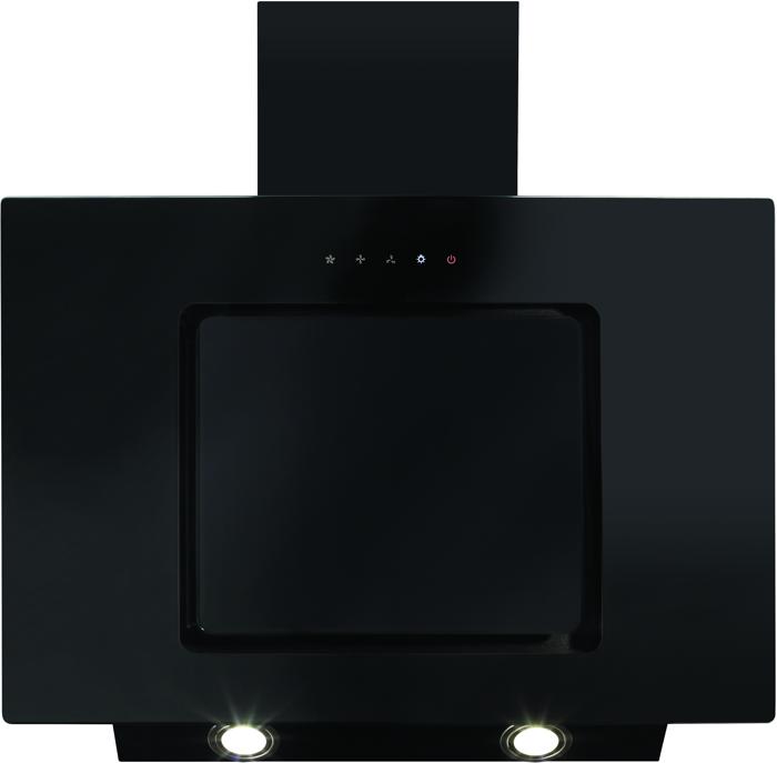 CDA EVA70BL 70cm Angled Extractor Hood Black