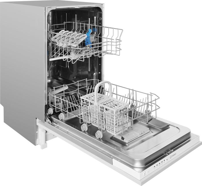 Indesit DSIE2B10UKN Slimline 10 Place settings Integrated Dishwasher