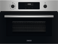 Zanussi ZOPNX6XN Oven + ZVENM6X2 Microwave Built-In Combi Pack Stainless steel