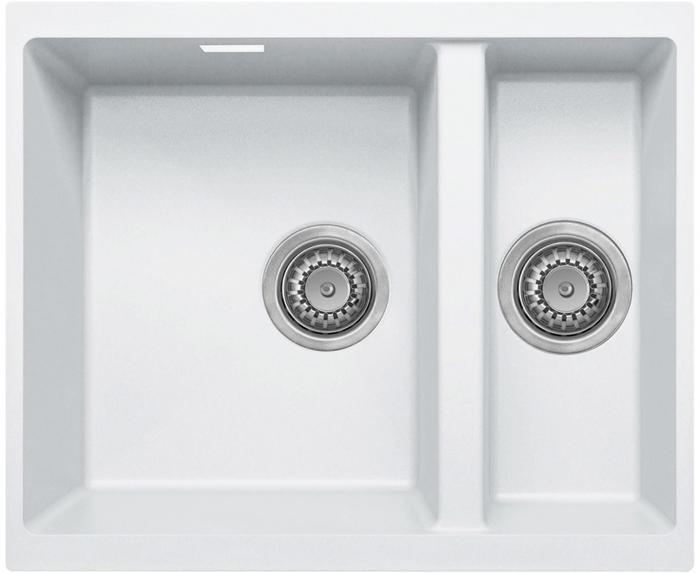 Carysil EN50REV-WH Reversible Enigma 1.5 Bowl (inset or undermount) Undermount Sink White