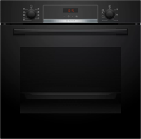 Bosch HBS573BB0B Oven + BFL524MB0B Microwave Built-In Combi Pack Black