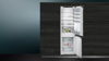 Siemens KI86SAFE0G iQ500  freezer at bottom 177.2 x 55.8 cm flat hinge 60/40 split Integrated Fridge Freezer White