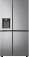 LG GSLV51PZXL 635Litres Total No Frost (Frost Free) Non Plumbed Ice and Water American Style Fridge Freezer Shiny Steel