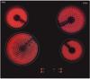CDA HC6615FR Four Zone Touch control Ceramic Hob Black