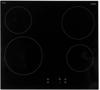 CDA HC6615FR Four Zone Touch control Ceramic Hob Black