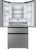 Hisense RF540N4WIE French door Frost Free Non Plumbed American Style Fridge Freezer Inox