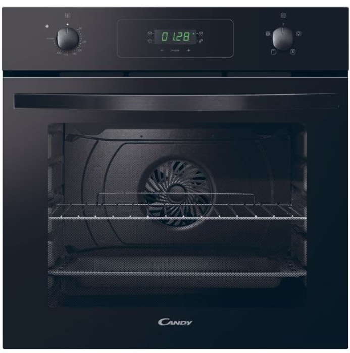 Candy FIDCN405 Electricity Fan Oven 65 litres Builtin Single Electric Oven Black Built In