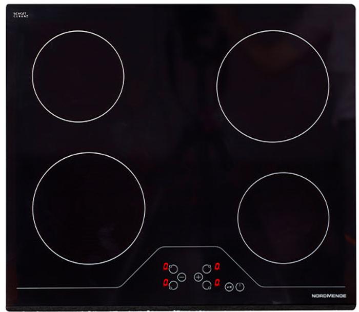 Nordmende HCT62FL 60cm 4 Zone Touch Control Ceramic Hob Black