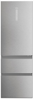 Haier HTW5618ENMG(UK)  3D 60 Series 5, 3 doors, Light Led, Class D Frost Free Freestanding Fridge-Freezer Silver